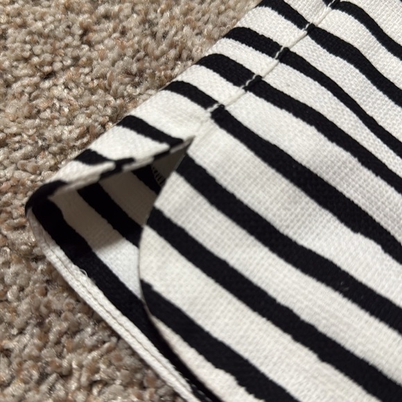 J. Crew Black and White Nautical Style Shorts NWT - Picture 3 of 8